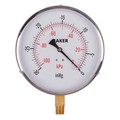 Baker Instruments 421AVND-30VAC Pressure Gauge, 30"Hg-0" Vac 421AVND-30VAC